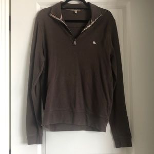 Burberry quarter zip pullover